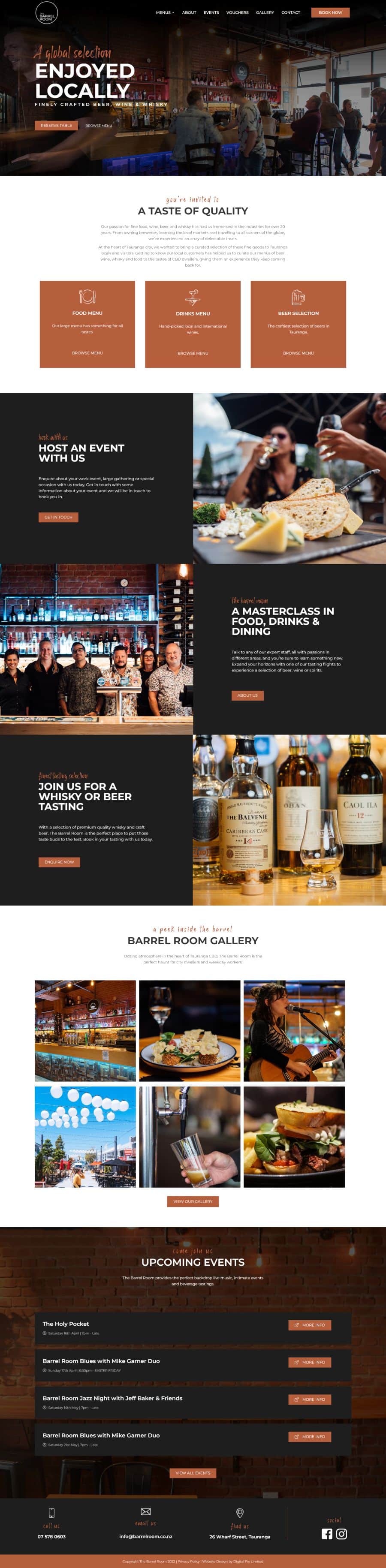 barrel room portfolio