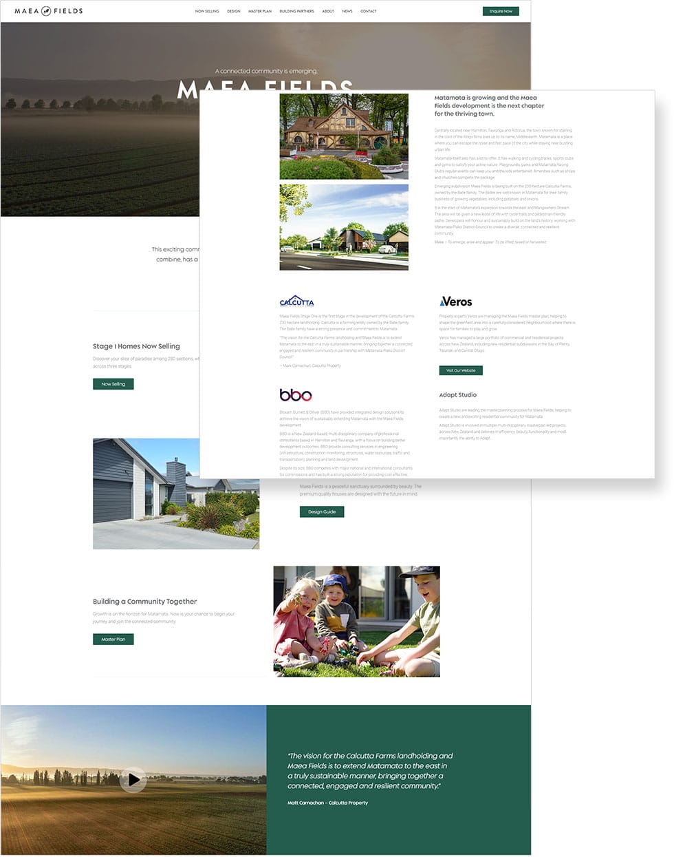 maea fields portfolio homepage