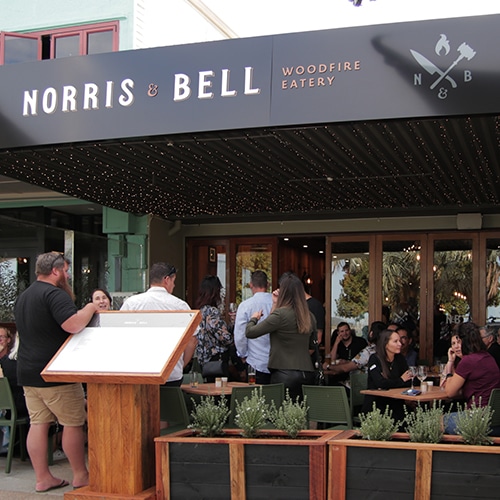 Norris and Bell Restaurant Front