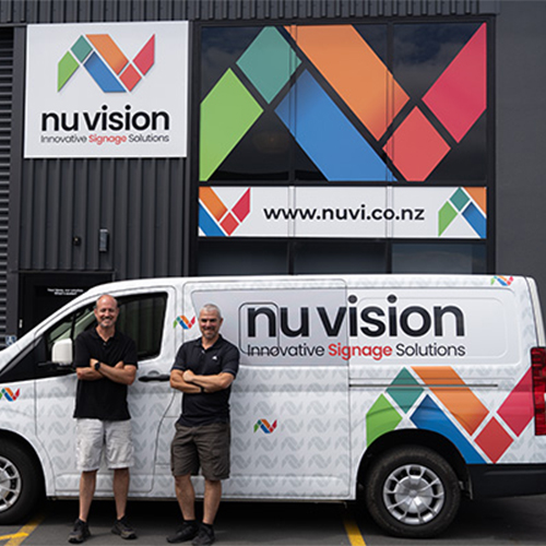 nuvi team building sign