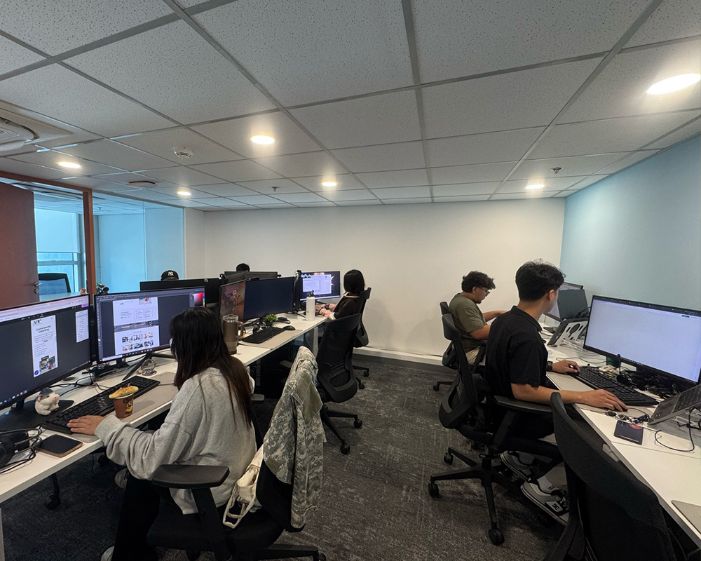 team office working
